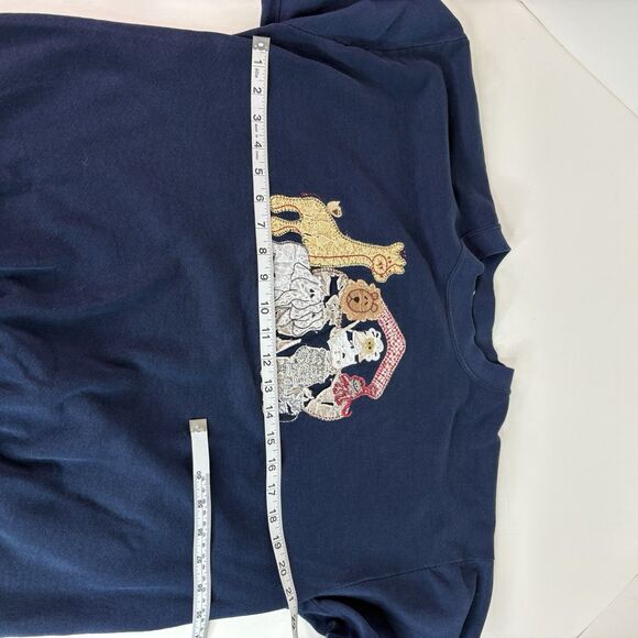 Vintage Noah’s Ark Crewneck Sweatshirt, Dark Blue, Womens XL, Gopher Sport, - Picture 5 of 8